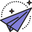 Paper plane icon 64x64