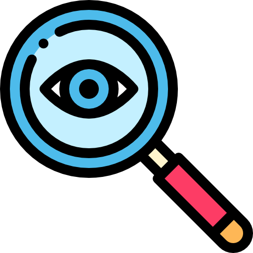 Testing glasses icon