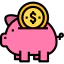 Piggy bank icon 64x64