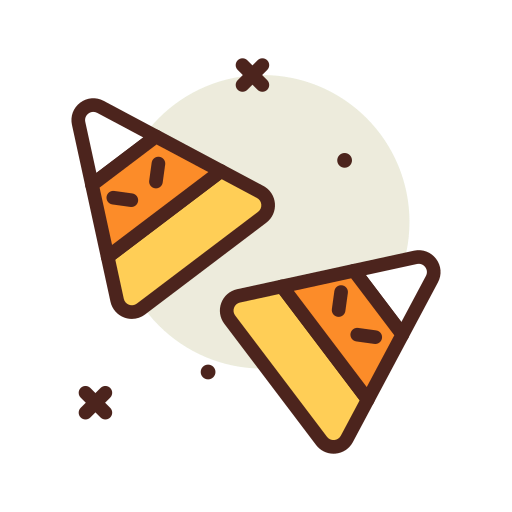Candy corn icon