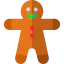 Gingerbread man ícono 64x64