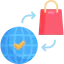 Online shopping icon 64x64