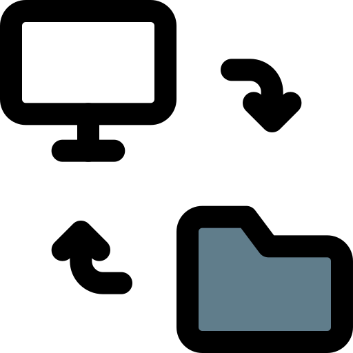 Data synchronization icon