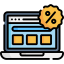 Online shop icon 64x64