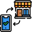 Online shop icon 64x64