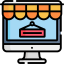 Online shop icon 64x64