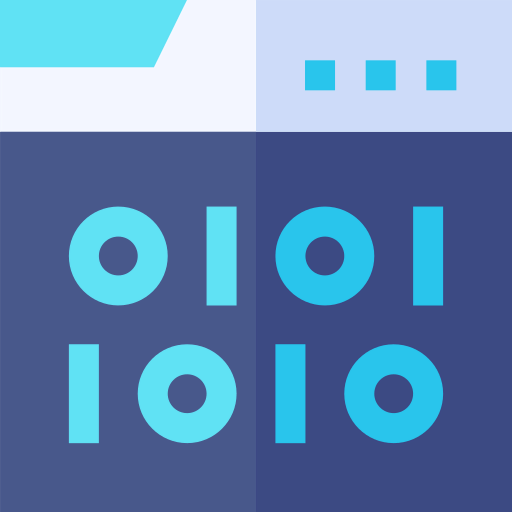 Binary code icon