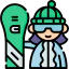 Snowboarding icon 64x64