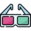 3d glasses icône 64x64