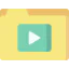 Video folder biểu tượng 64x64