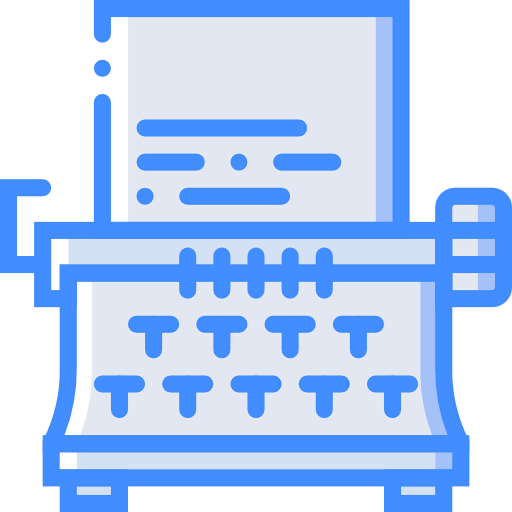 Typewriter icon