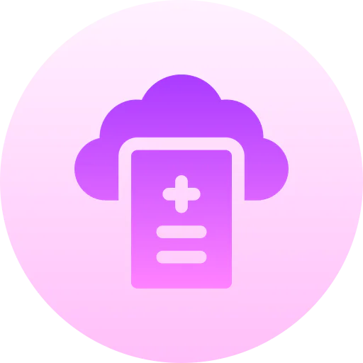 Cloud storage icon
