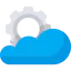Cloud computing ícono 64x64