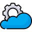 Cloud computing ícono 64x64