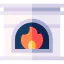 Fireplace icon 64x64