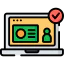 Online payment icon 64x64
