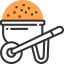 Wheelbarrow icon 64x64