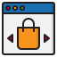 Shopping online icon 64x64