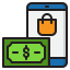 Online shopping icon 64x64