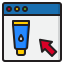Shopping online icon 64x64