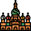 Cathedral of saint basil Ikona 64x64