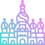 Cathedral of saint basil Ikona 64x64