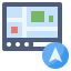 Gps navigator icon 64x64