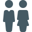 Man and woman Symbol 64x64