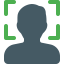 Face scan 图标 64x64