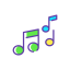 Music notes icon 64x64