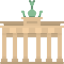 Brandenburg gate icon 64x64