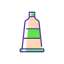 Тюбик с краской иконка 64x64