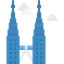 Petronas twin tower icon 64x64