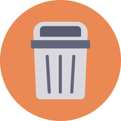 Garbage can icon