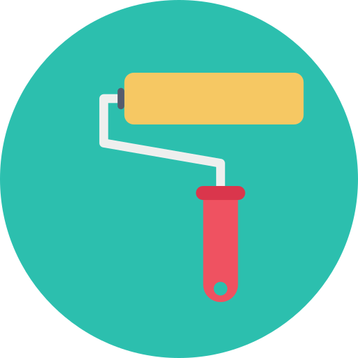 Paint roller icon