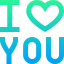 I love you icon 64x64