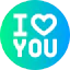 I love you icon 64x64