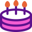 Birthday cake icon 64x64