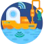 Fishing boat icon 64x64