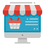 Online shop icon 64x64