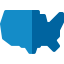 United states of america icon 64x64
