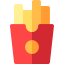 French fries icon 64x64