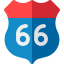 Route 66 icon 64x64
