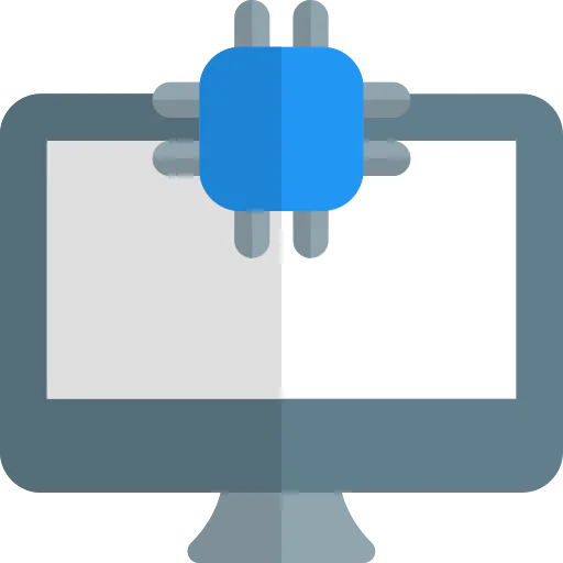 Desktop computer icon