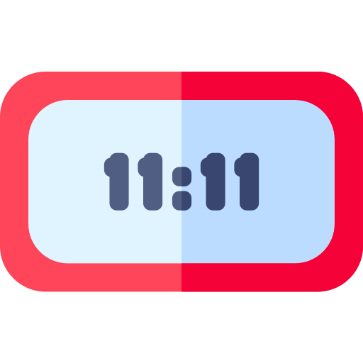 Digital clock icon