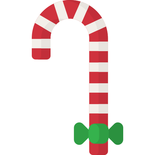 Candy cane icon