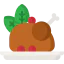 Roast chicken icon 64x64