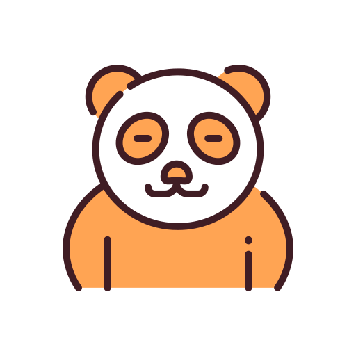 Panda bear icon