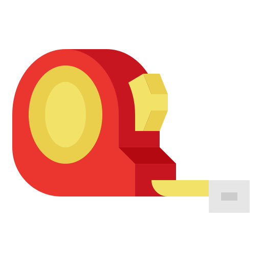 Measuring tape icon