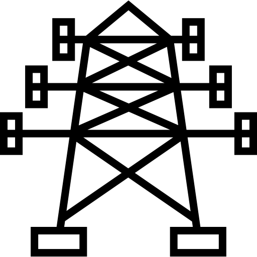 Electric tower icon
